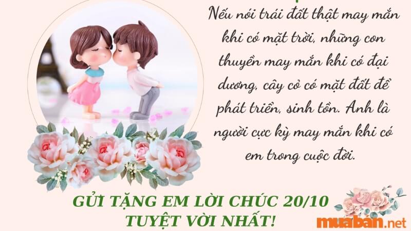 Những bài thơ 20/10 hài hước dành tặng bạn gái, người yếu