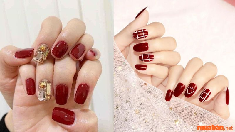 Mẫu nail nhẹ nhàng thanh lịch