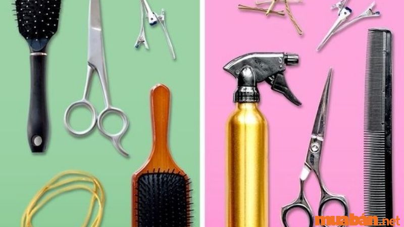 Bước 1: Làm sạch tóc và dụng cụ cần thiết