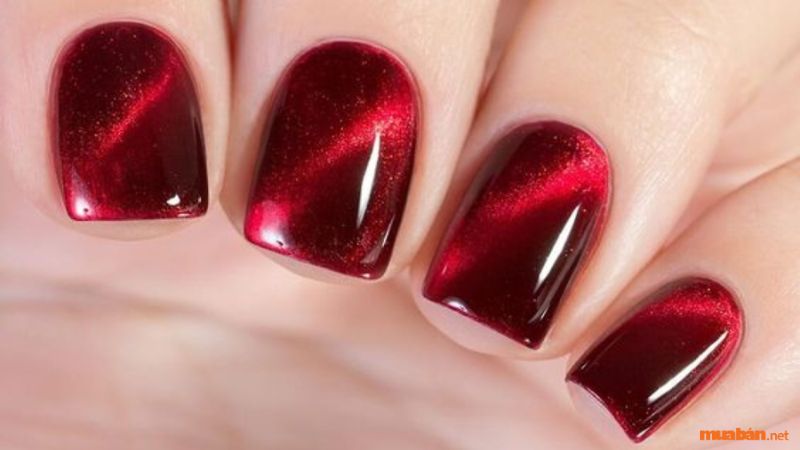 Nail mắt mèo đỏ 3