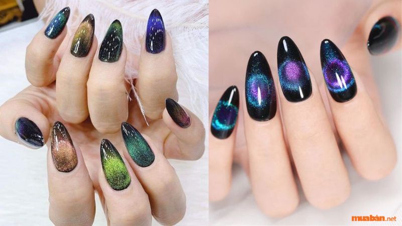 Nail mắt mèo cầu vồng 1