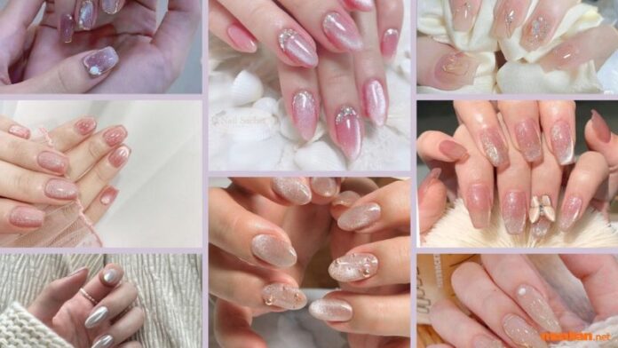 Mẫu nail mắt mèo