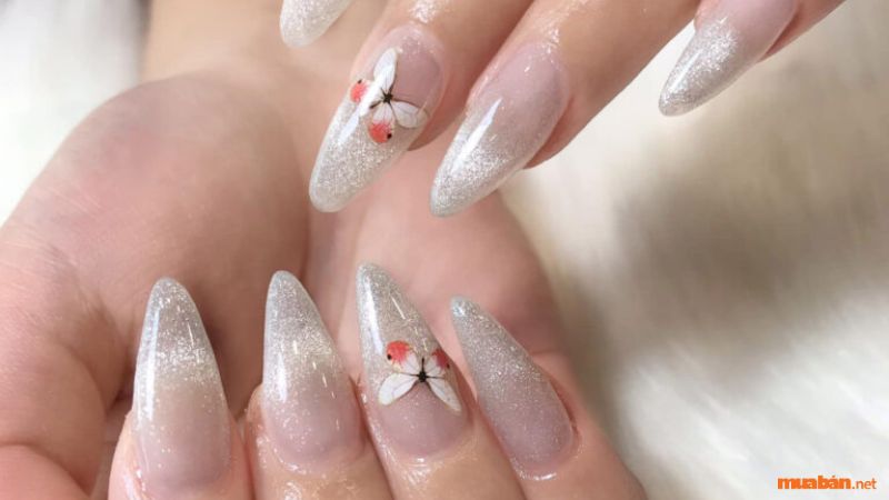 Nail mắt mèo trắng 1