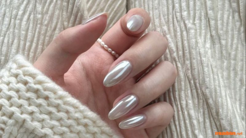 Nail mắt mèo trắng 3