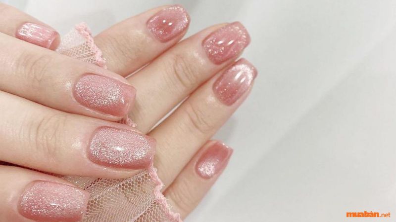 Nail mắt mèo hồng 2