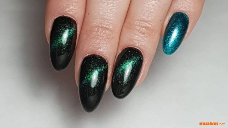 Nail mắt mèo xanh 2