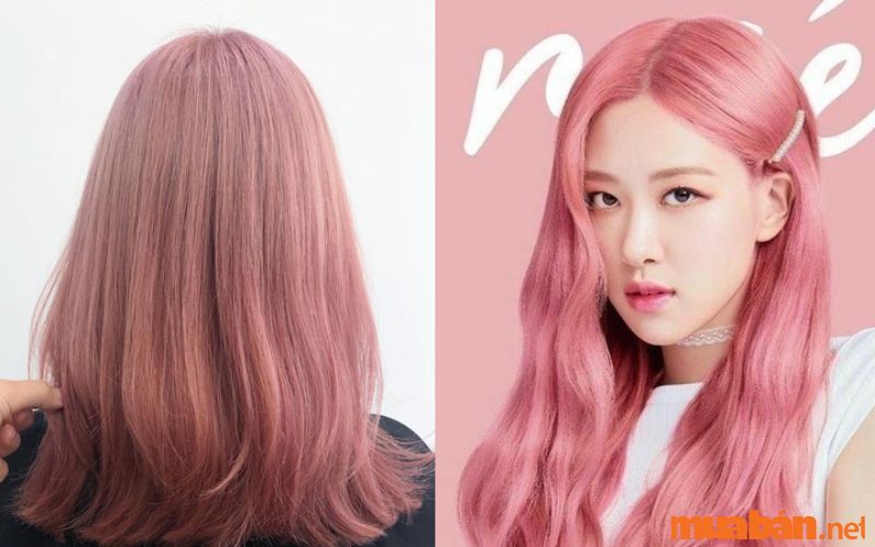 Khi nhuộm tóc màu hồng đào cần chăm sóc đúng cách