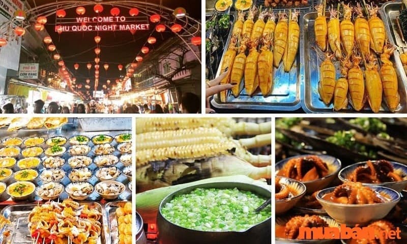 Thưởng thức những món hải sản tươi ngon tại chợ đêm Phú Quốc