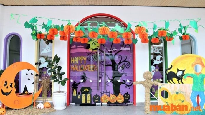 Ý tưởng trang trí Halloween bằng giấy