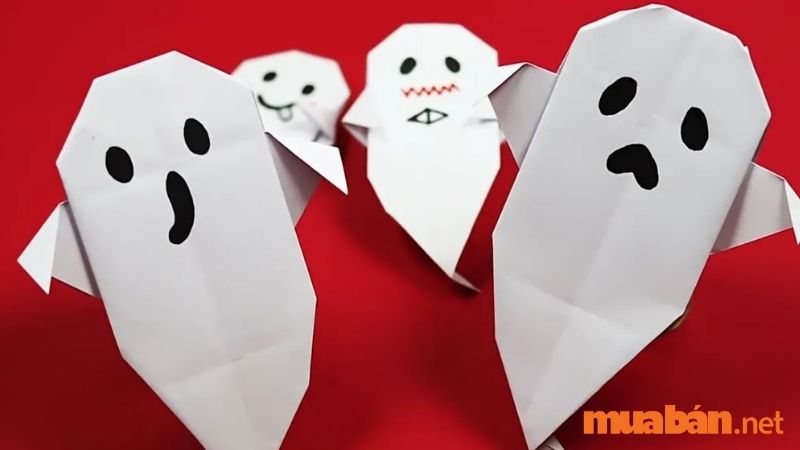 Nhân vật Ghost được làm từ giấy A4