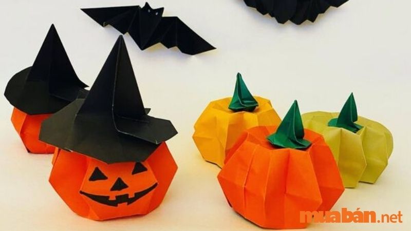 Những món đồ trang trí Halloween bằng giấy với cách làm vô cùng đơn giản