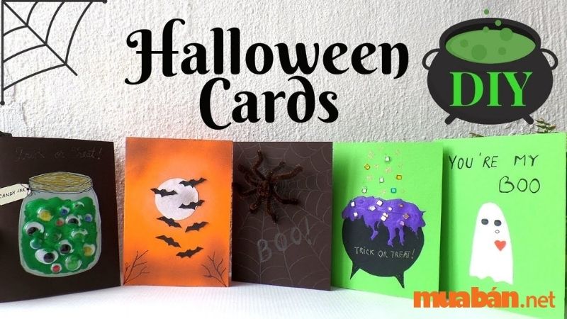 Mẫu thiệp cho lễ Halloween