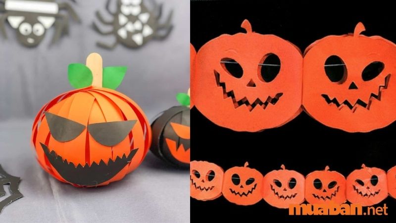 Bí ngô màu cam là nét đặc trưng của dịp lễ Halloween