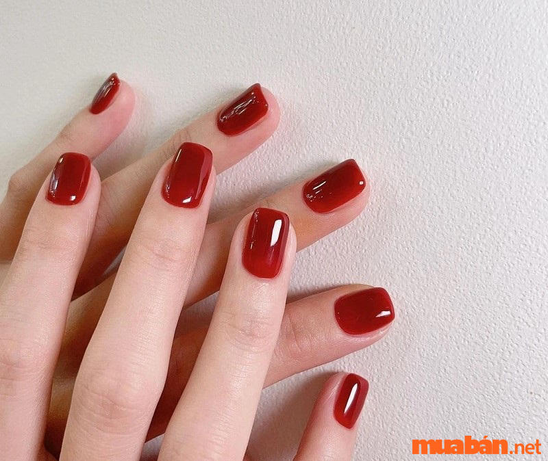 40 mẫu nail màu đỏ rượu làm đẹp cho tay chân các nàng | All Things Beauty