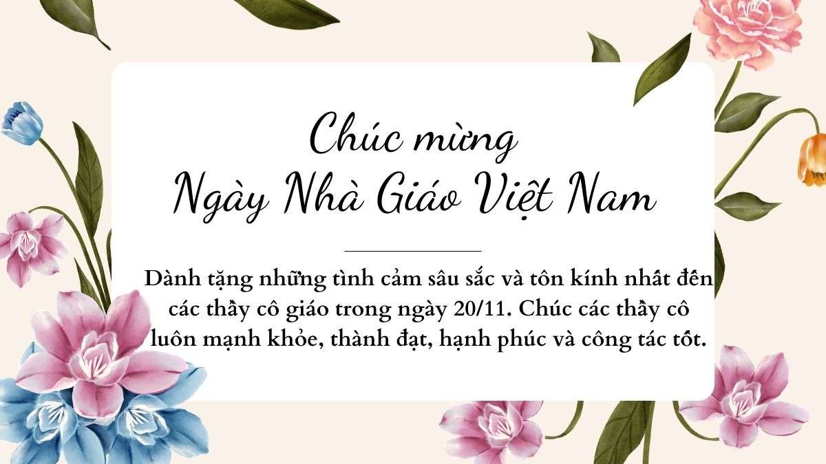 Chúc mừng 20/11