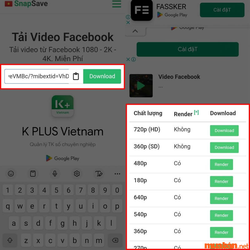 Hướng dẫn cách tải Video Facebook bằng SnapSave