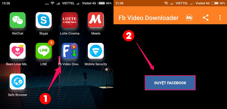 Hướng dẫn cách tải Video Facebook dành cho điện thoại Android