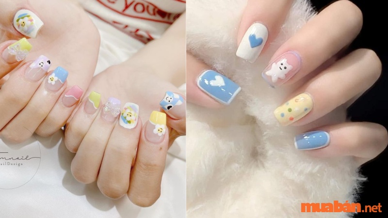 Mẫu nail box dễ thương, ngọt ngào