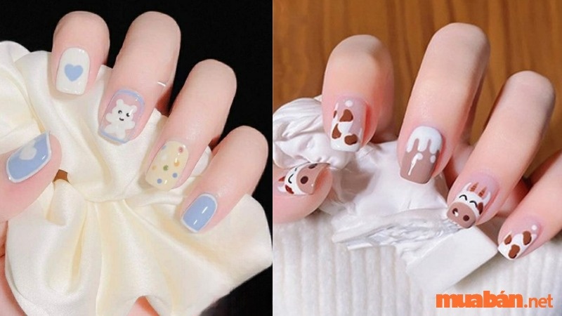 Mẫu nail box dễ thương