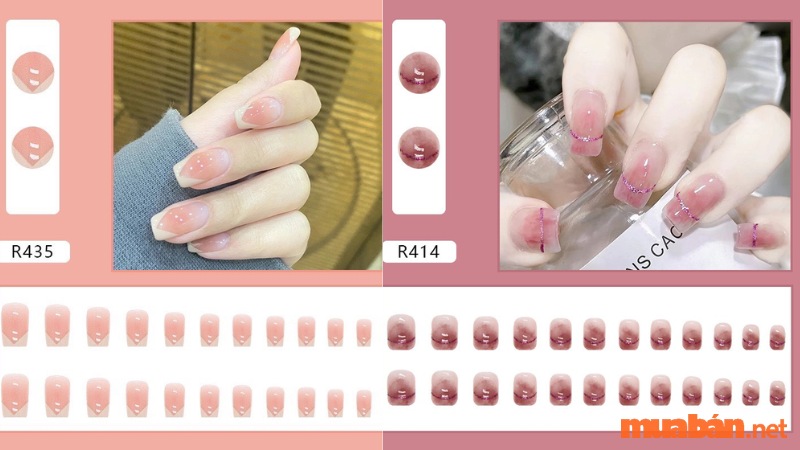 Mẫu nail box đẹp thanh lịch và nữ tính