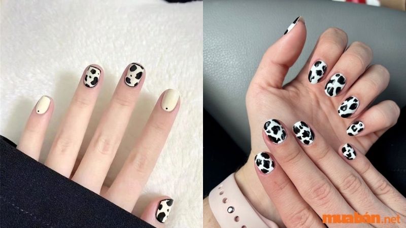 Mẫu nail trắng sang chảnh bò sữa 1