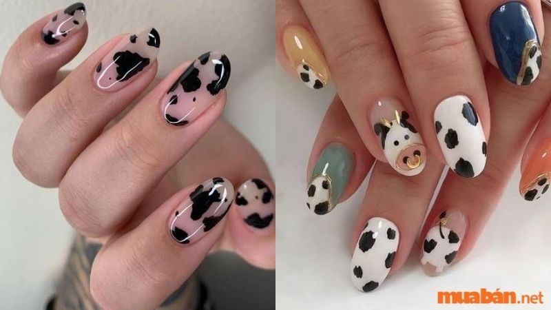 Mẫu nail trắng sang chảnh bò sữa 2