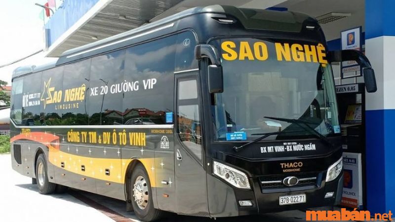 Nhà xe Hà Nội Vinh giá rẻ, uy tín - Nhà xe Sao Nghệ Limousine