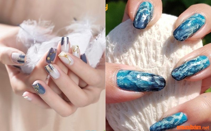 Mẫu nail sang chảnh đi du lịch