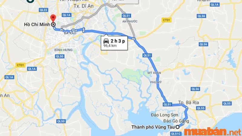 Thông tin chung về tuyến xe khách Sài Gòn Vũng Tàu