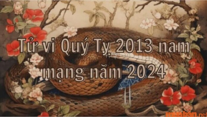 Bình giải tử vi Quý Tỵ 2013 nam mạng năm 2024 chuẩn xác nhất