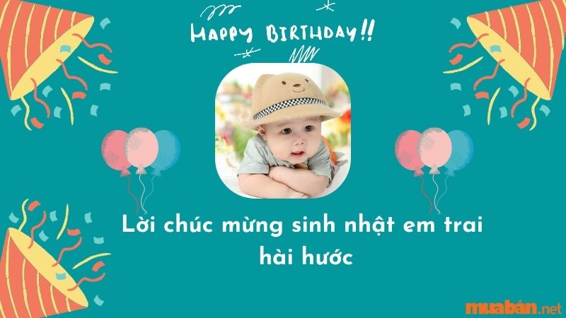 Lời chúc mừng sinh nhật em trai