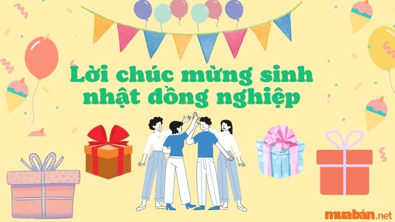 Lời chúc mừng sinh nhật đồng nghiệp 