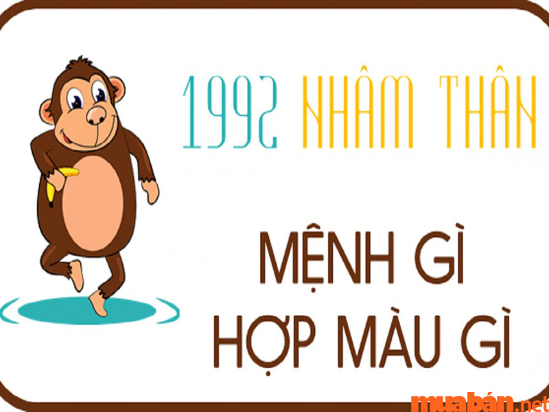 Màu hợp tuổi Nhâm Thân 