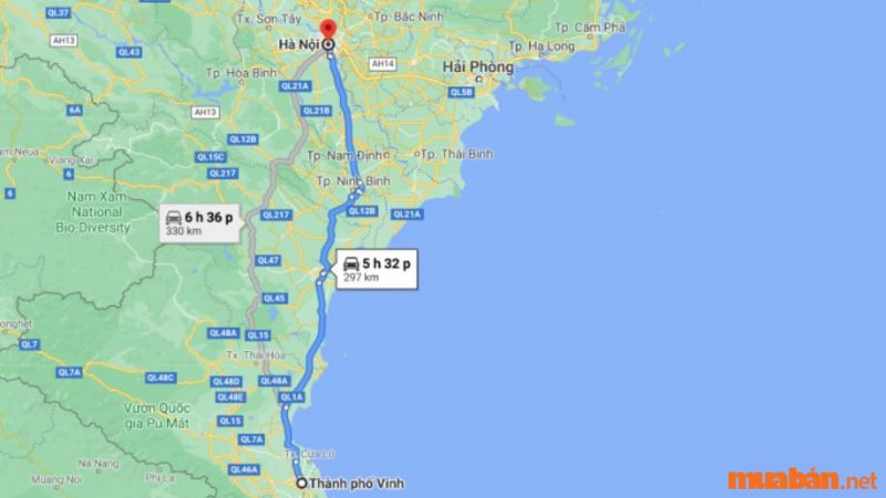 Hành trình từ Hà Nội đến Nghệ An