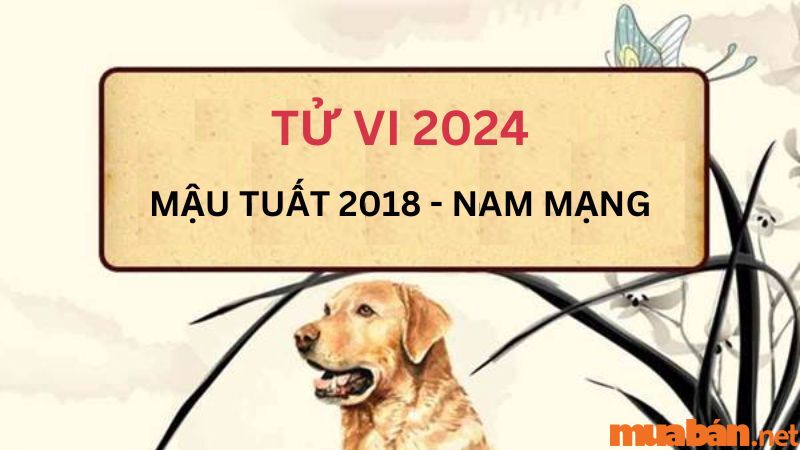 Xem tử vi Mậu Tuất 2018 nam mạng năm 2024 chi tiết nhất