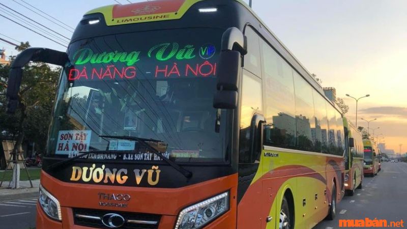 Nhà xe Dương Vũ cung cấp dịch vụ xe khách giường nằm chất lượng cao trên tuyến Hà Nội - Huế - Đà Nẵng