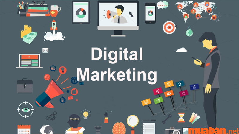 Digital Marketing là các hoạt động liên quan đến truyền thông bằng các công cụ tiếp thị trực tuyến