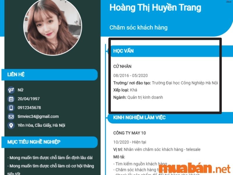 Trình độ học vấn