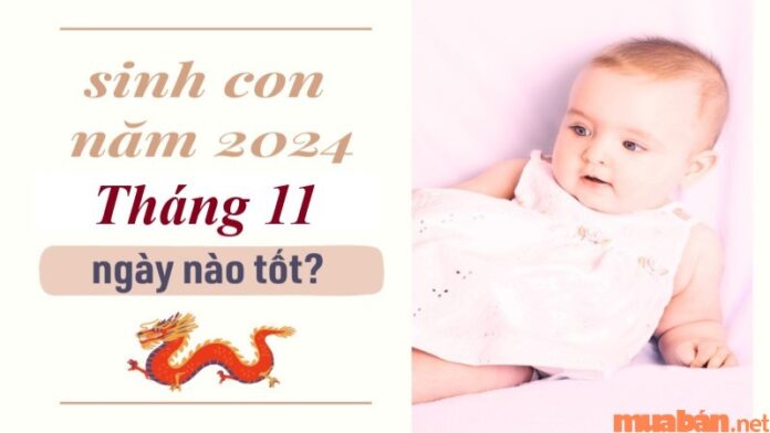 Ngày tốt sinh con tháng 11 năm 2024