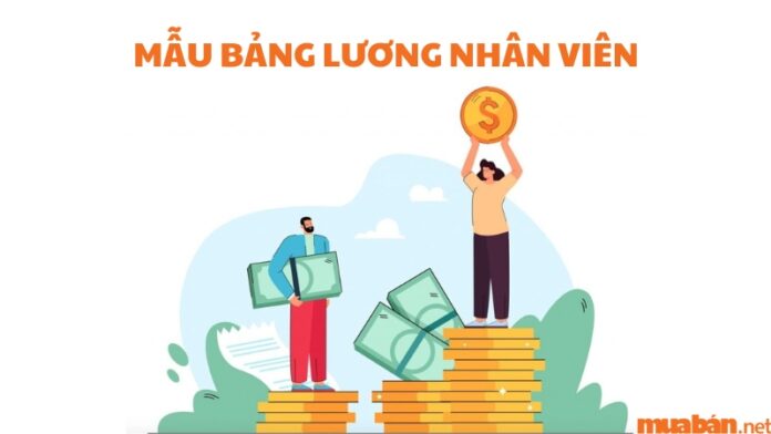 Mẫu bảng lương nhân viên