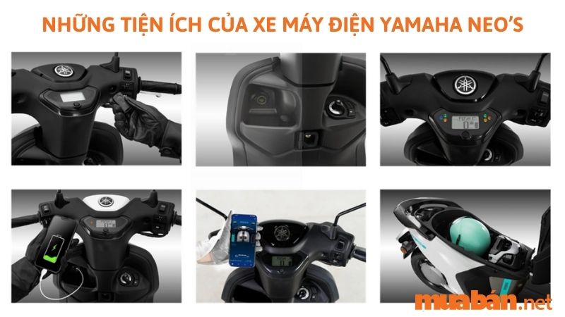 Những tiện ích của xe máy điện Yamaha Neo’s