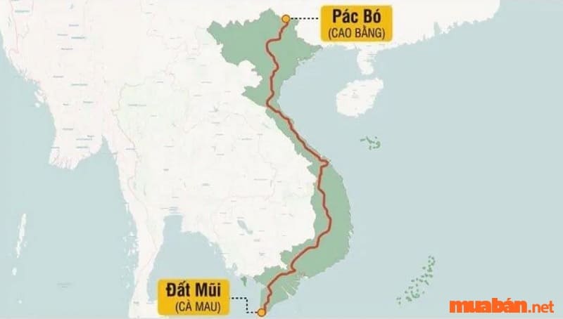 Chiều dài của toàn tuyến đường Hồ Chí Minh là 3.167km với quy mô từ 2 – 8 làn xe di chuyển