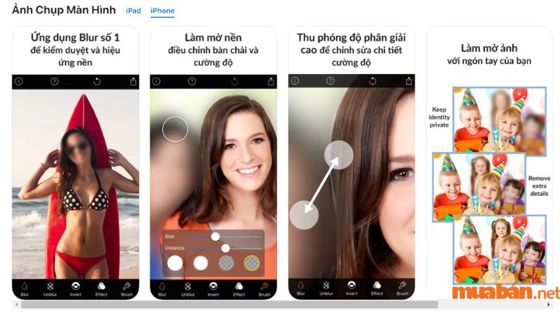 App làm mờ ảnh dễ sử dụng trên iPhone - Foto Blur Effect -2