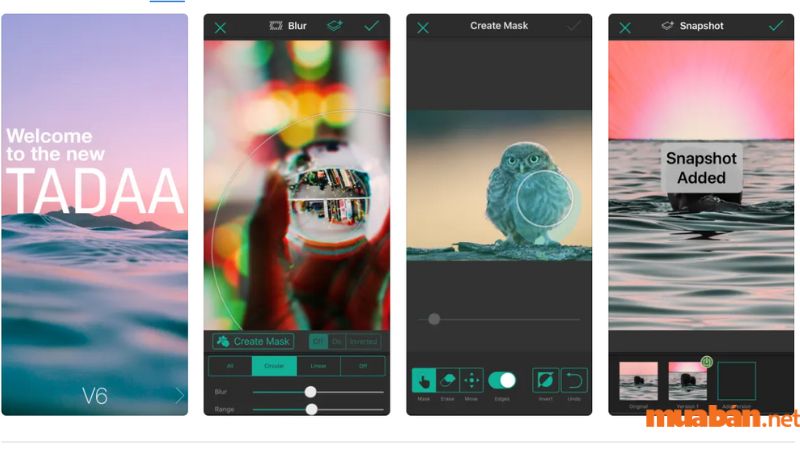 App làm mờ ảnh dễ sử dụng trên iPhone - TADAA – HD Pro Camera -2