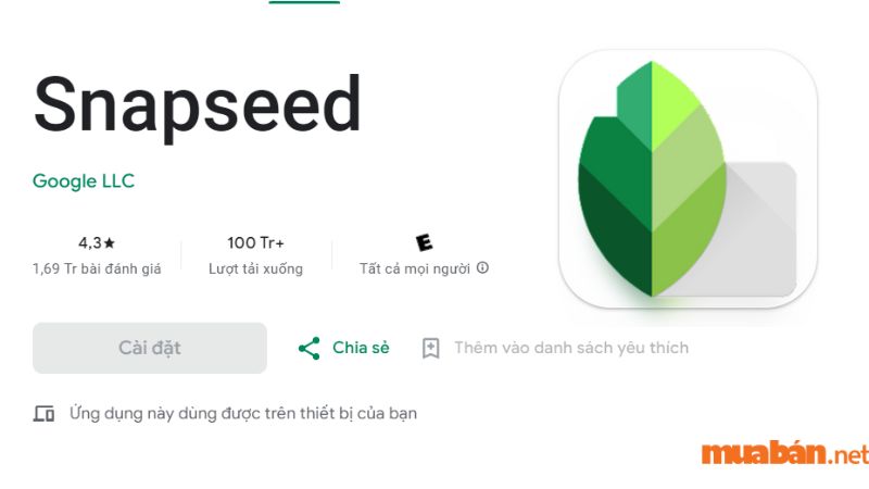 App làm mờ ảnh dễ sử dụng trên Android - Snapseed -1