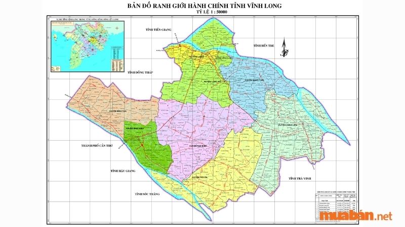 Vĩnh Long là một tỉnh ở phía Nam của Việt Nam, hiện nay có 8 đơn vị hành chính
