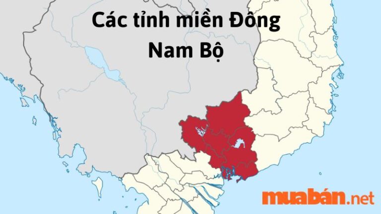 Danh sách các tỉnh miền Đông Nam Bộ cập nhật mới nhất 2024