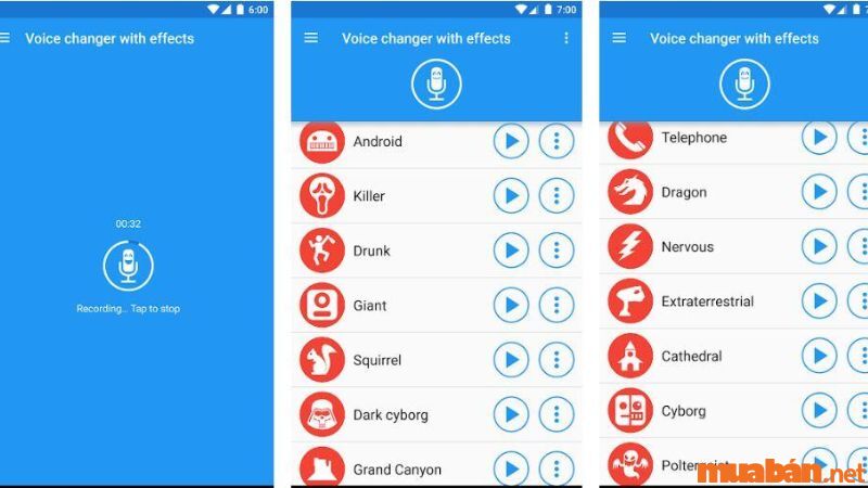 Hướng dẫn cách sử dụng app đổi giọng Voice Changer with effects