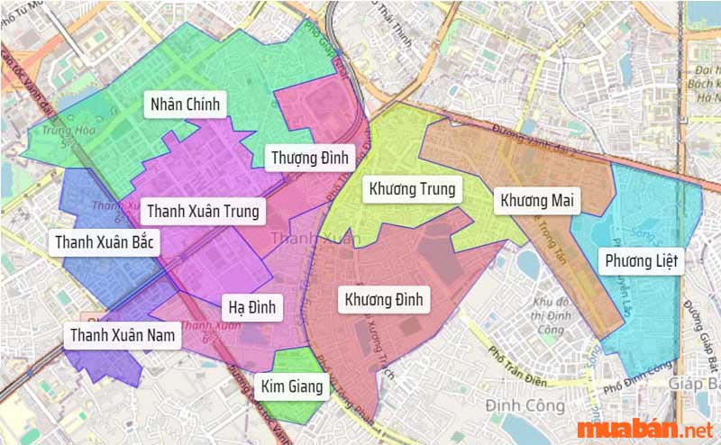 Quận Thanh Xuân Hà Nội có bao nhiêu phường?