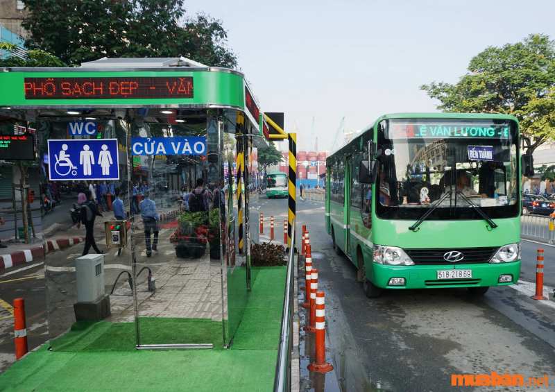 Tuyến xe buýt số 34 vận chuyển hành khách từ bến xe Quận 8 đến bến xe Sài Gòn